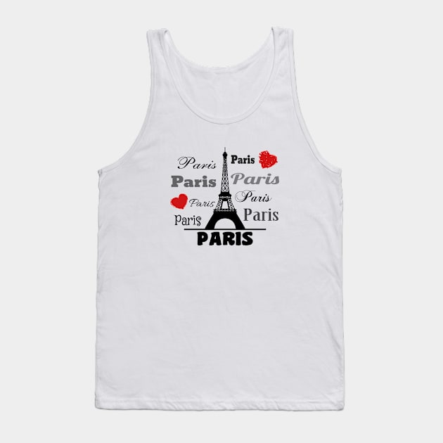 Paris Tank Top by BattaAnastasia